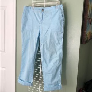 Tommy Hilfiger blue ankle pant